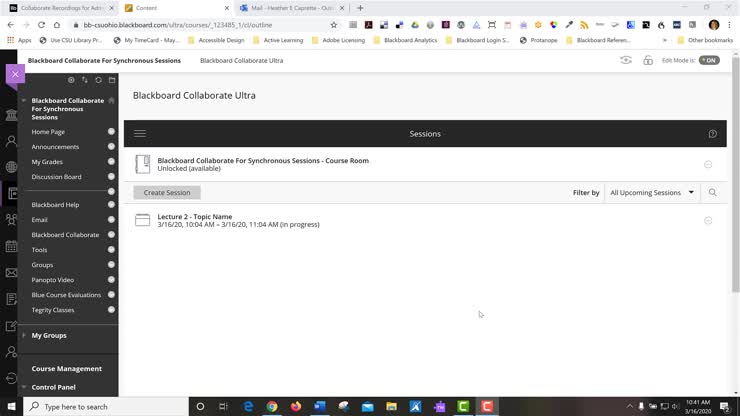 Working with the Session Interface - Part 3