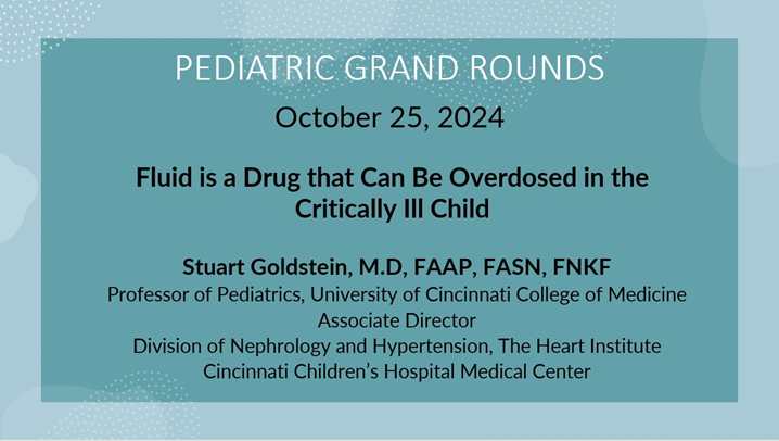 Stuart Goldstein, M.D, FAAP, FASN, FNKF
