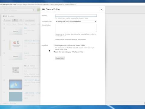 Folders and Subfolders - How to Create