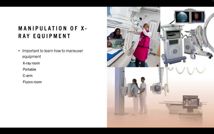 Introduction to Equipment Used in Radiography