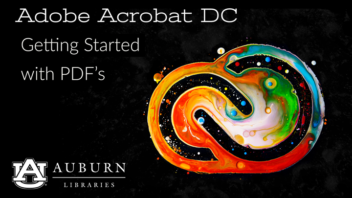 Adobe Acrobat DC: Getting Started with PDF's