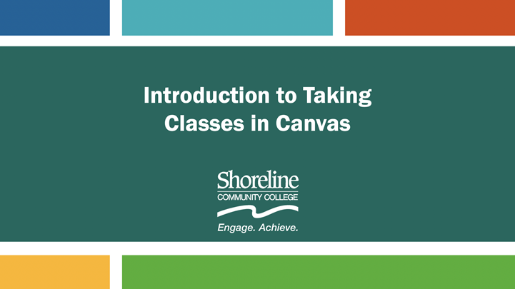 STUDENT WORKSHOP: Introduction to Taking Classes in Canvas [CC]