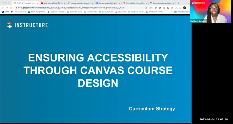 Ensuring Accessibility through Canvas Course Design