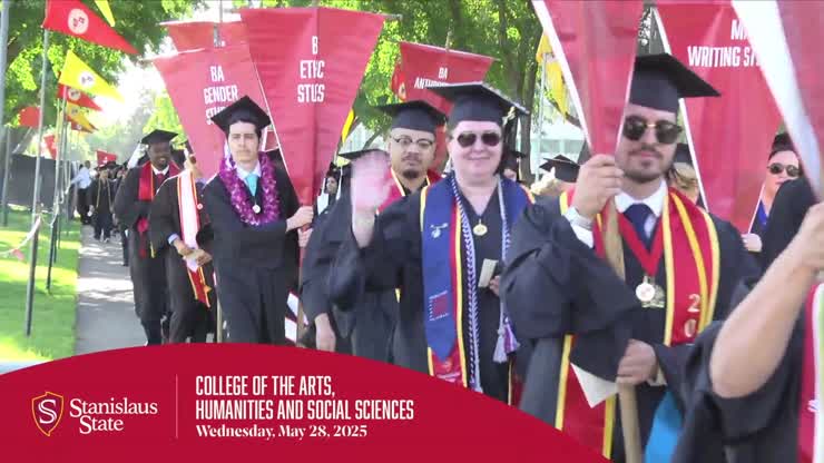 Commencement 5-28-2025: College of the Arts, Humanities and Social Sciences