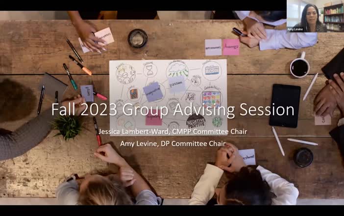 Fall 2023 Generalist Group Advising Session