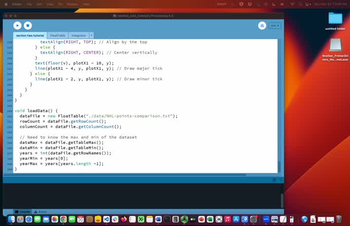 Integrating between datasets
