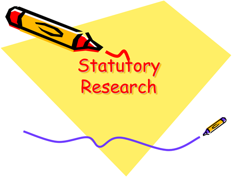 Intro to Statutory Research